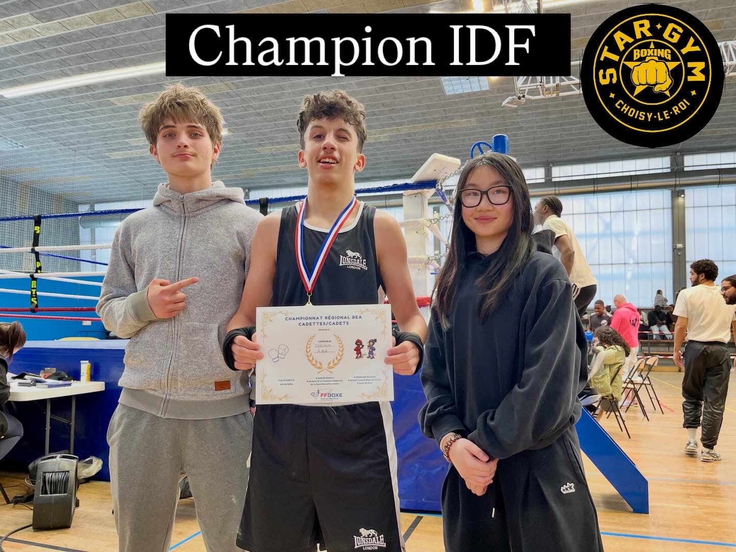 Boxeur adulte du club, vainqueur en compétition amateur